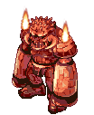 Fire Golem monster sprite